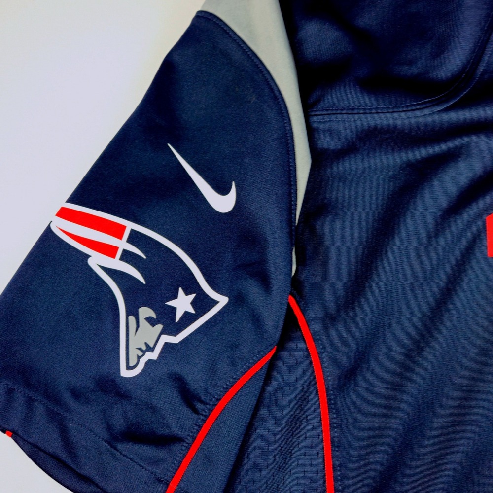 Nike New England Patriots Tom Brady 12 On Field Jersey Mens XL Navy Blue NFL - Picture 6 of 11